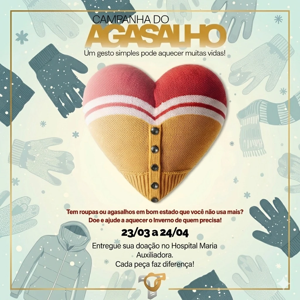 Imagem da notícia: Campanha do Agasalho mobiliza doações e reforça solidariedade no inverno