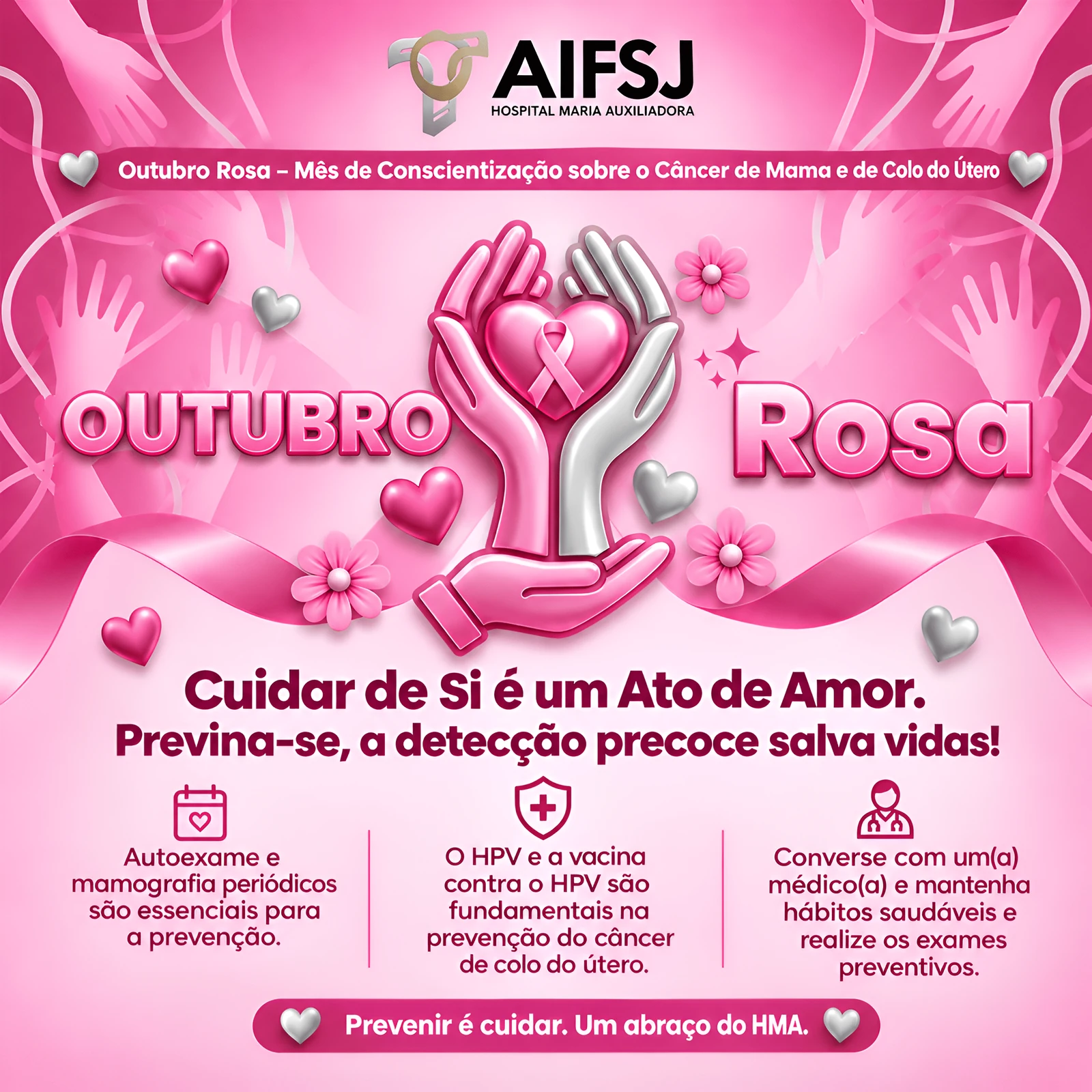 Imagem da notícia: Outubro Rosa 💗 | Prevenção e conscientização