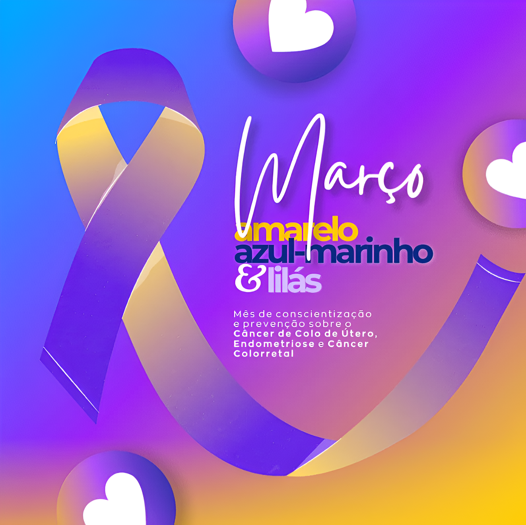 Foto da notícia: Hospital adere às campanhas Março Colorido